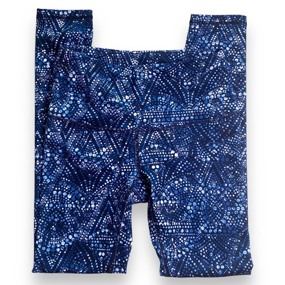 🎈 GAIAM Yoga Blue Dot Leggings Super Soft - Picture 4 of 9